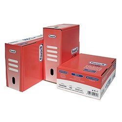 Favorit 100460060 Polypropylene (PP) recinto y range-archives – cajas y ranges-archives (polipropileno (PP), A4)