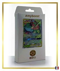 Florizard och Vipelierre-GX 1/236 - Ultraboost X Sun & Moon 12 Cosmic Eclipse - set med 10 franska Pokémon-kort