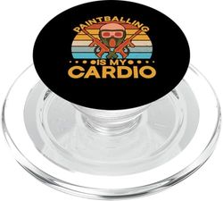 Paintball Is My Cardio, divertida sesión de pintura para jugadores de paintball PopSockets PopGrip para MagSafe