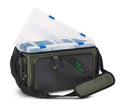 Ironclaw Prey Provider Gear Bag Sac de Pêche avec 2 Boîtes (1 X 36 X 22,5 X 8 cm / 1 X 36 X 22,5 X 5 cm) / 100% Nylon 600D