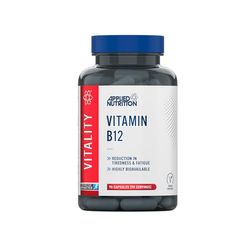 Vitamin B12 Tablets 1000mcg – High Strength Vegan B12 Supplement for Energy, Tiredness & Fatigue Reduction – Immune & Nervous System Support – Halal, Gluten-Free, GMP Certified – UK-Made (90 Tablets)