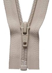 YKK Coil Zip, No. 572 Beige, 30 cm Length