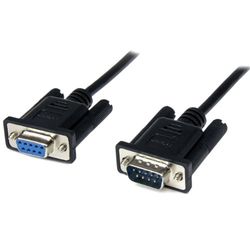 StarTech.com Cabo 1 m modem número série DB9 fêmea para homem - preto