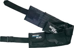 SEAC SUB Weight Belt with 3 Pockets Black black Size:S