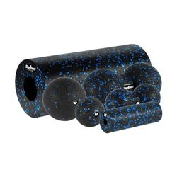 Rebel Rullo Massaggiatore Mini Roller, 2 Palline, 2 Duoball-e, Colore Nero e Blu, Materiale EPP RBA-3054-S6