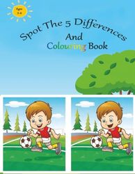 Spot the 5 differences and Colouring book