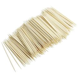 Fackelmann 57623 Lot de 300 Cure-Dents en Bois, pic en Bois, Cure-Dents, Bois, 6,5 cm