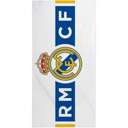 Serviette Real Madrid 70x140 séchage ultra rapide et toucher extra doux – Serviette Real Madrid pour la plage, la piscine ou la salle de bain, design unique et licence officielle