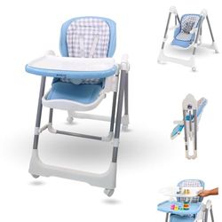 Mobiclinic® kids, Evolutionaire hoge stoel, 2 in 1, 6-36 maanden, 15 kg, Opvouwbaar, Verstelbaar hoogte rugleuning, Dubbel afneembaar dienblad, 360 graden draaibare wielen, 5-puntsgordel