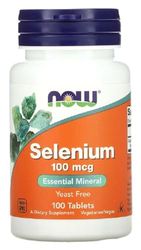 Now Foods - SELENIUM 100 MCG | Selenio 100 mcg | Oligoelemento de alta dosis para protección antioxidante - 100 tabletas