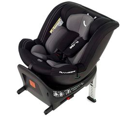 Nurse Ranger i-Size Seggiolino auto da 40 a 150 cm, girevole a 360°, Isofix e piedino di regolazione, controluce e faccia marcia