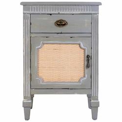 Madera 1 cajón met 2 puistjes, amarillo