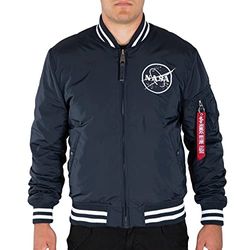 ALPHA INDUSTRIES NASA College Jacket TT Herenjas, 07-Rep.blauw, M