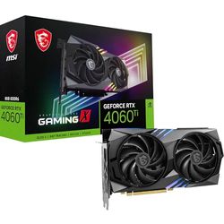 MSI GeForce RTX 4060 Ti GAMING X 8G Graphics Card - RTX 4060 Ti GPU, 8GB GDDR6 (18Gbps/128-bit), PCIe 4.0 - TWIN FROZR 9 (2 x TORX Fan 5.0), RGB - HDMI 2.1, DisplayPort 1.4a