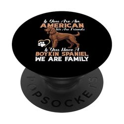 Dueño de Perro Amante de Cachorros Entusiasta de los Perros American Boykin Spaniel PopSockets PopGrip Adhesivo