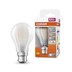 OSRAM Lampada LED Classic a stella LED per base B22D, forma di pera, gl fr, lume 806, luce diurna bianca, 6500k, sostituzione per lampadine da 60w convenzionali, non dimmerabile, pacchetto da 6