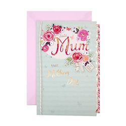 Hallmark Grote moederdagkaart voor mama, klassiek bloemenontwerp