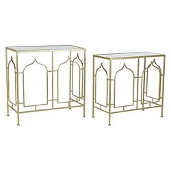 DKD Home Decor Lot de 2 Tables de Chevet, Estándar