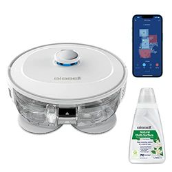 Bissell SpinWave R5 | Robot stofzuiger met Dweil | Slimme Navigatie met LIDAR-Technologie | Tapijt- en Vloerkleeddetectie | Krachtig Stofzuiger tot 2000 Pa | Draadloze Stofzuiger | 61 dB | Wit | 3475N