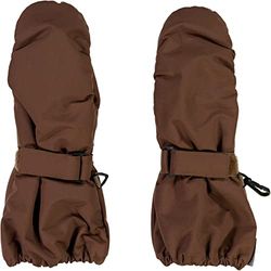 Wheat Guanti da neve unisex per bambini, impermeabili, con cerniera media, Soil, S/6-12 mth, Terra, S / 6-12mth