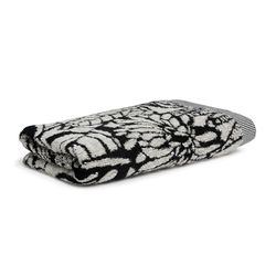 Möve Brooklyn Botanic Bath Towel 80 x 150 cm 85% Cotton / 10% Viscose / 5% Linen Natural/Black