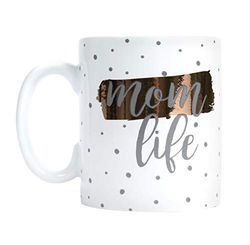 Little Pear momlife mok, koffiemok, zwart, wit en goud