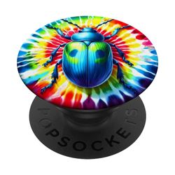 Cool Graphic Tie Dye Gafas de sol June Bug Ilustración Arte PopSockets PopGrip Intercambiable