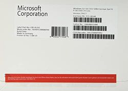 Microsoft Windows Server 2022 Std. x64 24Core [DE] DVD