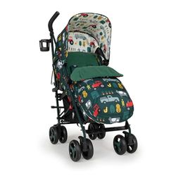 Cosatto Supa 3 kinderwagen met voetenzak, lichte kinderwagen vanaf de geboorte tot 25 kg, eenvoudig, compact, opvouwbare paraplu, grote boodschappenmand, draaggreep, voetenzak (Old Macdonald)