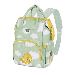 Tweety Clouds-Mommy Backpack, Green, 20 x 25 x 40 cm, Capacity 20 L