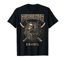 Berserker Guerrero Nórdico Oso Pagano Vikingo Camiseta