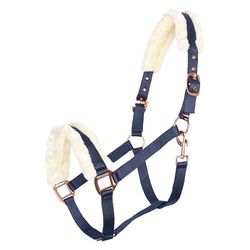 Imperial Riding IRHClassic Licol en Fourrure, Bleu Marine, F/S