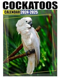 Cockatoos Calendar 2024-2025: 24-Month Covering Jan 2024 to December 2025, US Holidays - Great Gift For Organizing & Planning