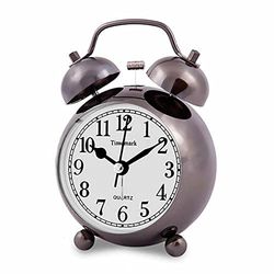 Timemark Reloj Despertador Gris (9 x 13,5 x 5,5 cm)