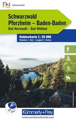 Kümmerly+Frey Outdoorkarte Deutschland 52 Schwarzwald, Pforzheim, Baden-Baden 1:35.000: Mit Bad Herrenalb und Bad Wildbad. Touren für Wanderer, Biker und mehr! Free Download