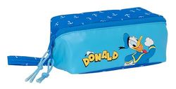 Safta Donald M050 Etui, vierkant, groot, voor kinderen, ideaal voor schoolleeftijd, comfortabel en veelzijdig, kwaliteit en duurzaamheid, 22 x 10 x 10 cm, blauw, uniseks kinderen, standaard, Blauw,