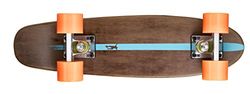 Ridge Mini Cruiser Skate Dark Dye Bois Planche à roulettes complet Numéro deux/ Orange