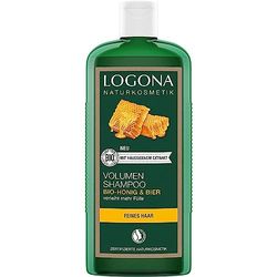 LOGONA Naturkosmetik Volume Shampoo Beer & Organic Honey