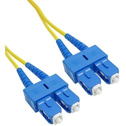BeMatik - Glasvezelkabel SC naar SC single mode duplex 9/125 van 20 m OS2