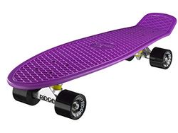 Ridge Retro 27 Skateboard complet Violet/Noir 27" x 7,5" - 69 cm