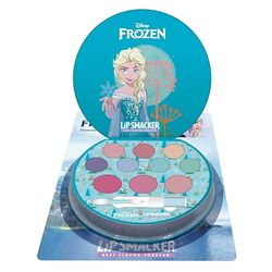Lip Smacker Frozen Shimmer Color Palette, 12-Piece Frozen Makeup Set for Kids Including Shimmer Creams, Blush and Makeup Brushes, Kids Makeup for Endless Fun, Frozen Gifts