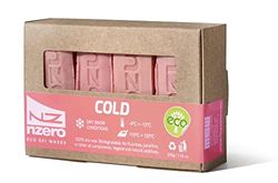 NZEROWAX - Pack Ceras Eco Fría - Cold Rosa, 200g (50gx4) | Cera Vegetal Orgánica Condiciones Nieve Seca, 4ºC/-12ºC para Esquí, Snow