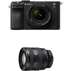 Sony Alpha 7CII di Sony | Fotocamera mirrorless full-frame (compatta, 33 MP, autofocus in tempo reale, 10 fps, video in 4K, display touch orientabile) + Lente SEL2860 + Lente SEL2070G (Nero)