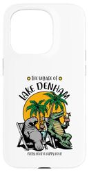Il villaggio del lago Denham TV lamantino Alligator Design Custodia per iPhone 15 Pro