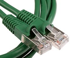 CDL Micro FTP schermato Cat5e RJ45 cavo di rete Ethernet LAN Patch 2m - Verde