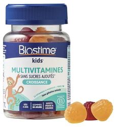 BIOSTIME Kids Multivitamines x30 gommes - 12 vitamines & minéraux
