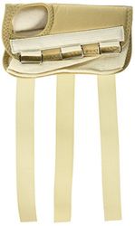 Rolyan D-Ring Wrist Braces, Comfort-Focused Wrist Brace for Carpal Tunnel Syndrome and Other Wrist Disorders: Non-Restrictive Design, Regular Length, Medium, Left, Beige