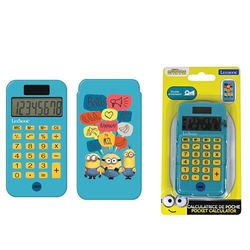 Lexibook Taschenrechner Ich - Einfach Unverbesserlich Minions, Klassische und komplexe Rechenfunktionen, starre Schutzhülle, mit Akku, Blau / Gelb, C45DES