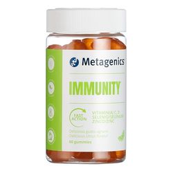 Metagenics Gummies Immunity - Integratore Immunitario Effetto Veloce - Senza Zucchero - Gusto Agrumi - 60 Gummies