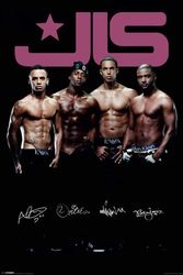 Empire 550774 JLS - Topless - Muziekposter JLS Aston JB Jonathan Benton Marvin Oritse - 61 x 91,5 cm